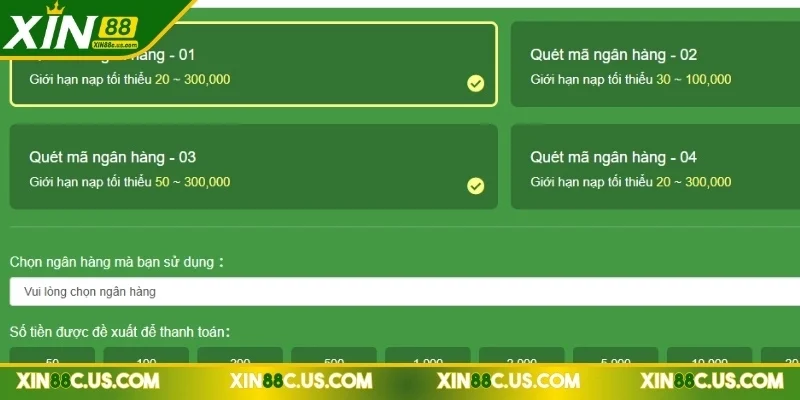 Nạp tiền XIN88