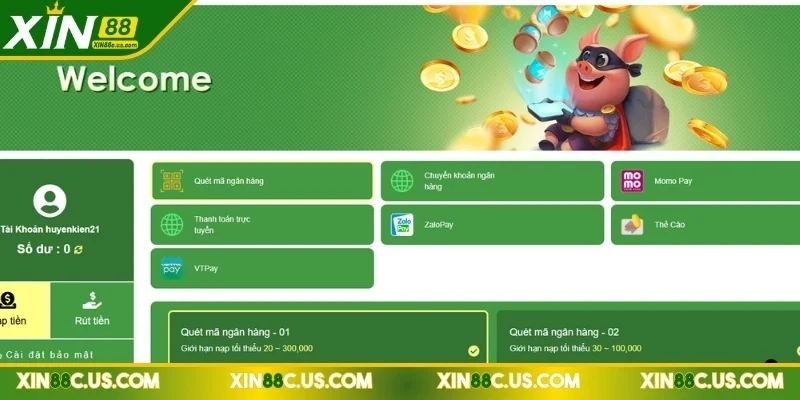 Nạp tiền XIN88